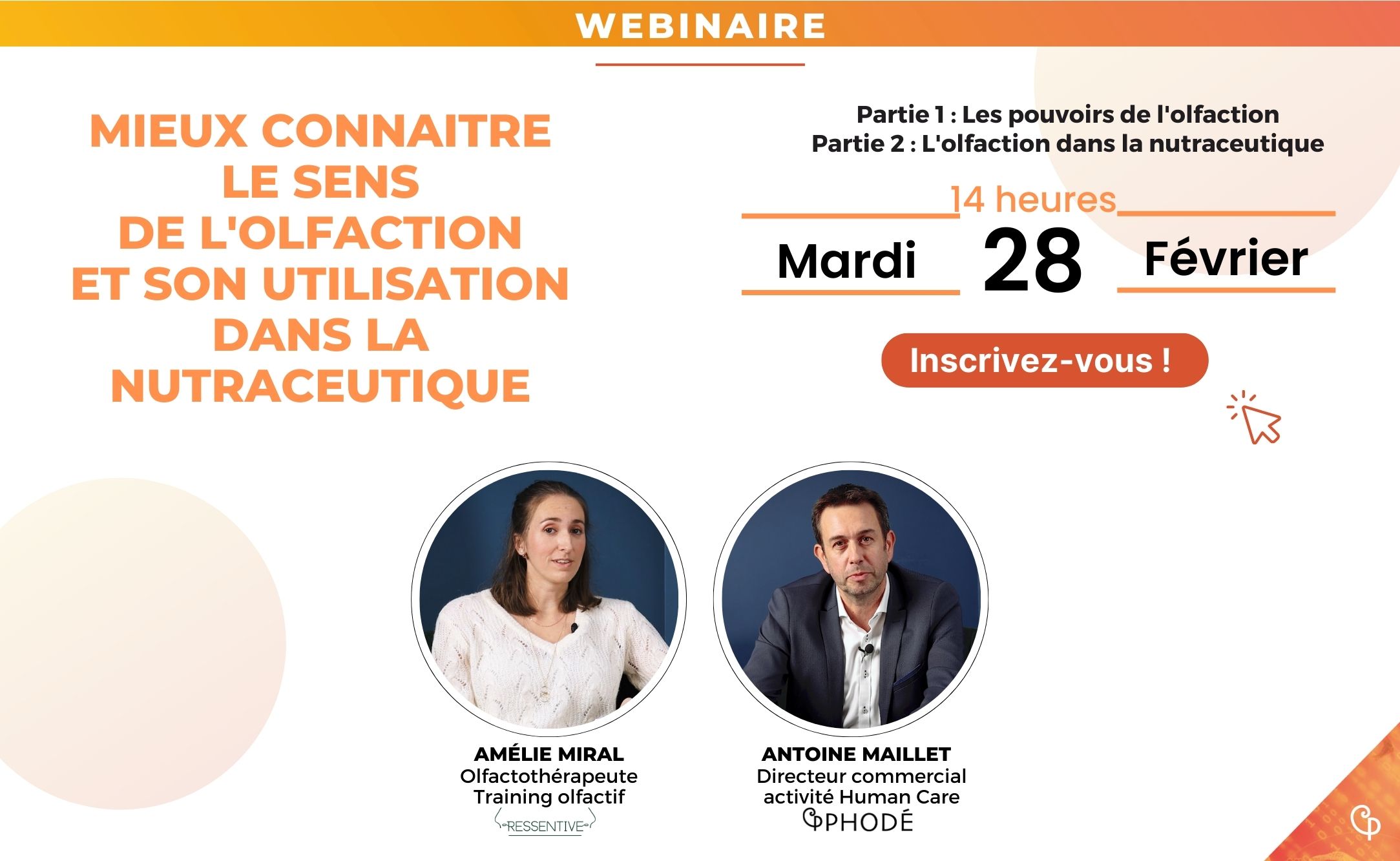 Webinaire olfaction nutraceutique